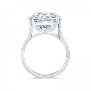 10.96 Carat Round Diamond Solitaire Ring