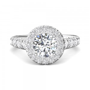 FlyerFit® 14K White Gold Encore Engagement Ring