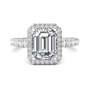 FlyerFit® 14K White Gold Encore Engagement Ring