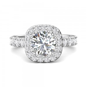 FlyerFit® 14K White Gold Encore Engagement Ring