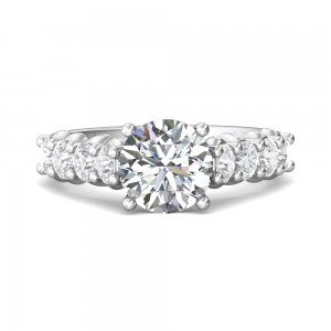 FlyerFit® 14K White Gold Encore Engagement Ring