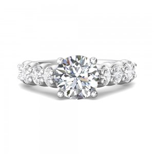 FlyerFit® 14K White Gold Encore Engagement Ring