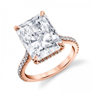 8.42 Carat Radiant Diamond Solitaire Ring