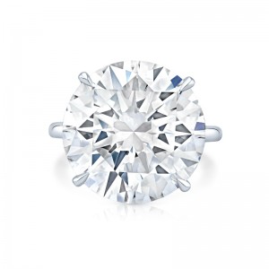 10.73 Carat Round Diamond Solitaire Ring