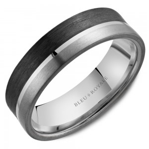 Bleu Royale Tantalum & Precious Wedding Band
