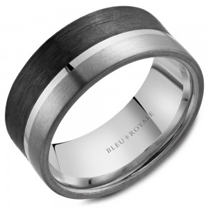 Bleu Royale Tantalum & Precious Wedding Band