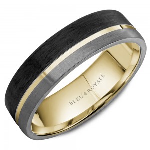Bleu Royale Tantalum & Precious Wedding Band