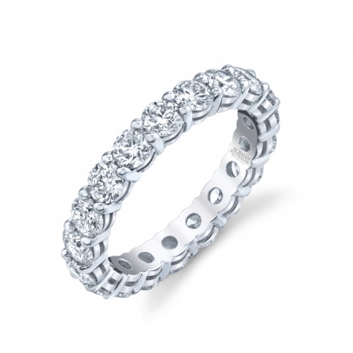 Round Diamond Eternity Band