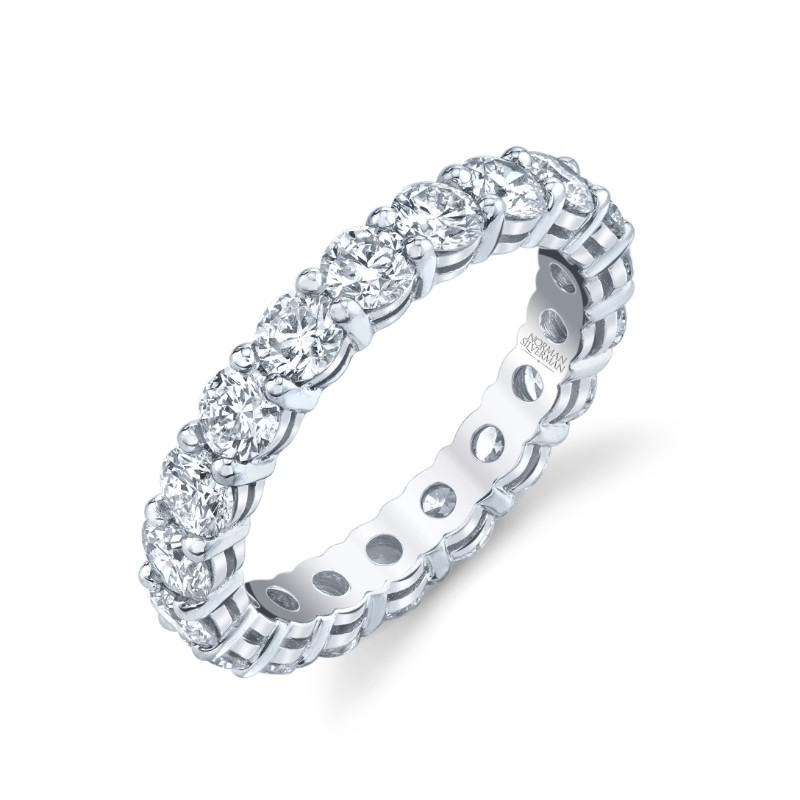 Round Diamond Eternity Band