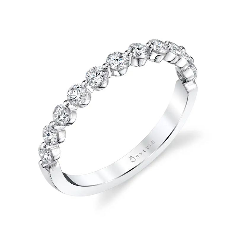 Shared Prong Wedding Ring