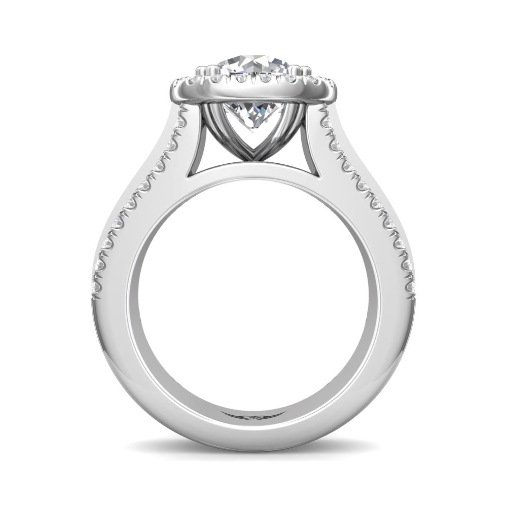 FlyerFit® 14K White Gold Encore Engagement Ring