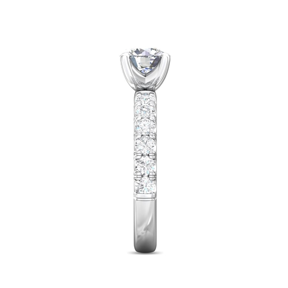 FlyerFit® 14K White Gold Encore Engagement Ring