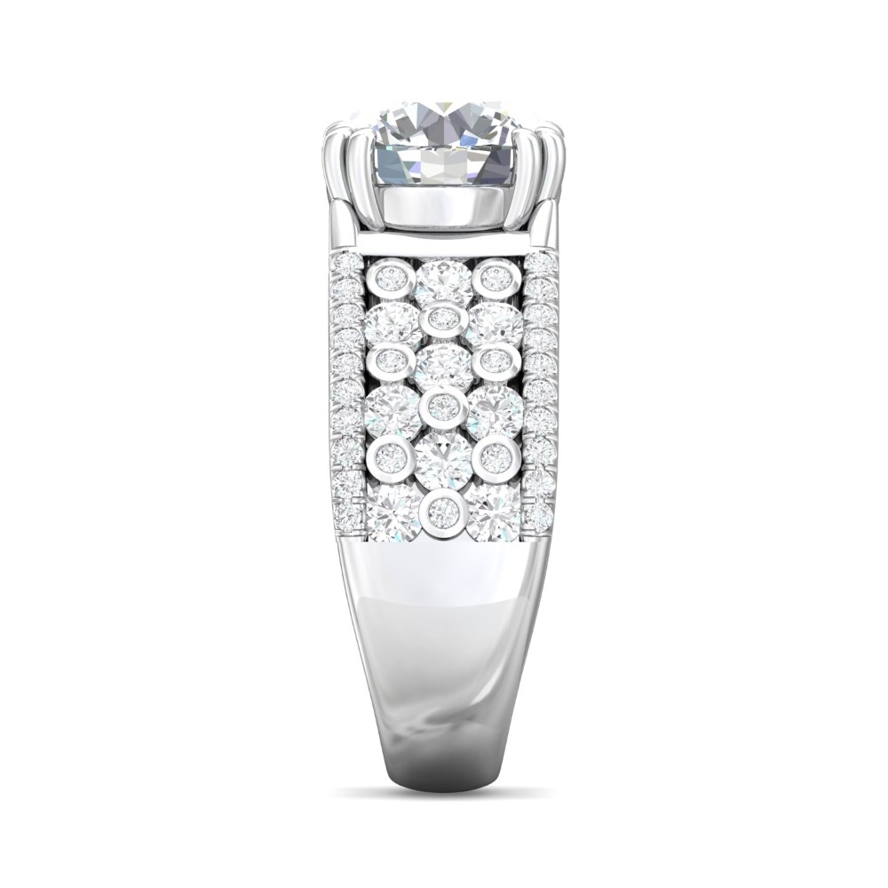 FlyerFit® 14K White Gold Encore Engagement Ring