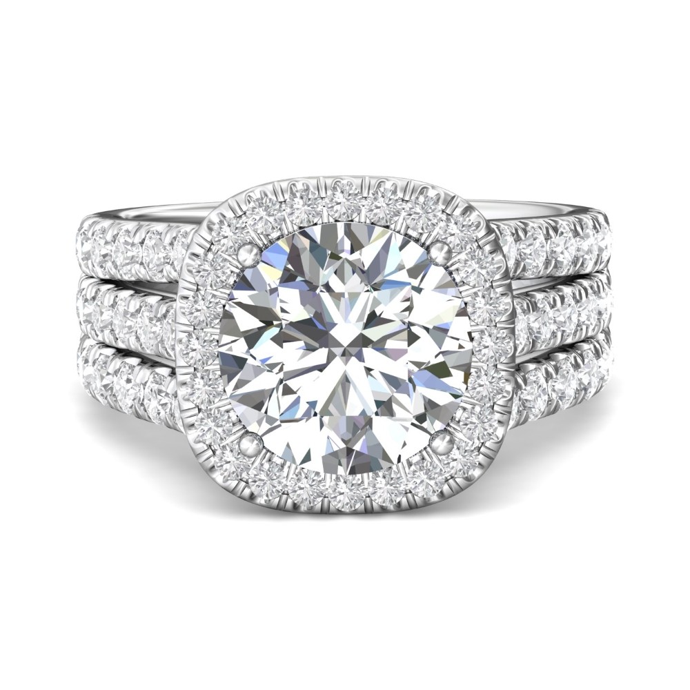 FlyerFit® 14K White Gold Encore Engagement Ring