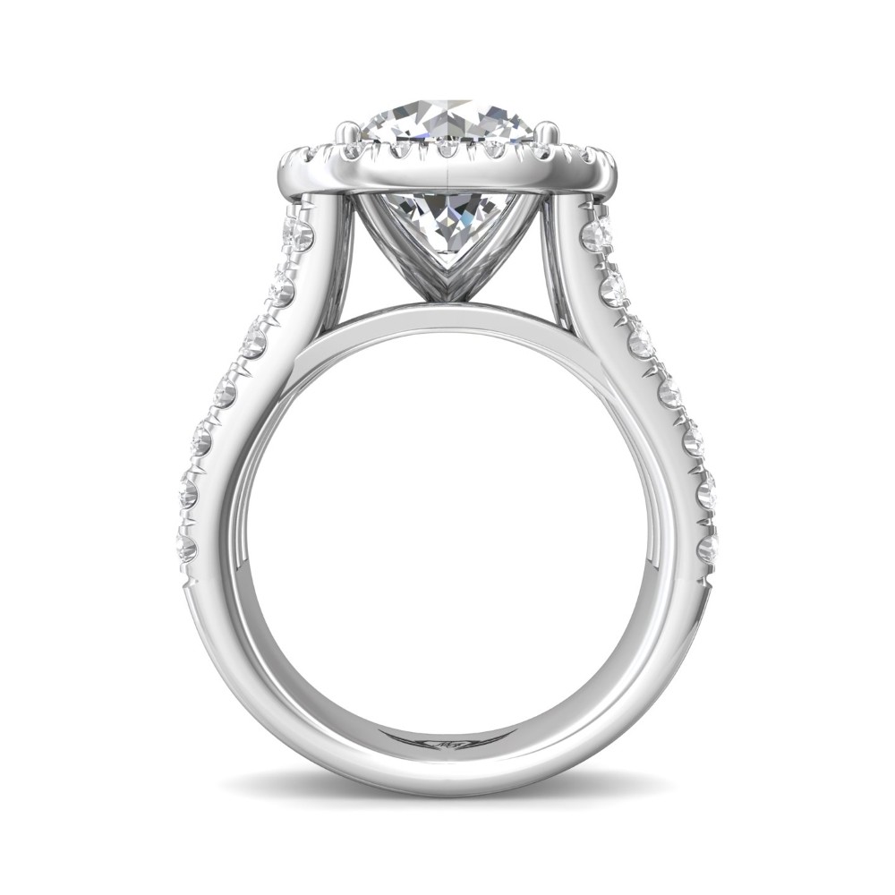 FlyerFit® 14K White Gold Encore Engagement Ring
