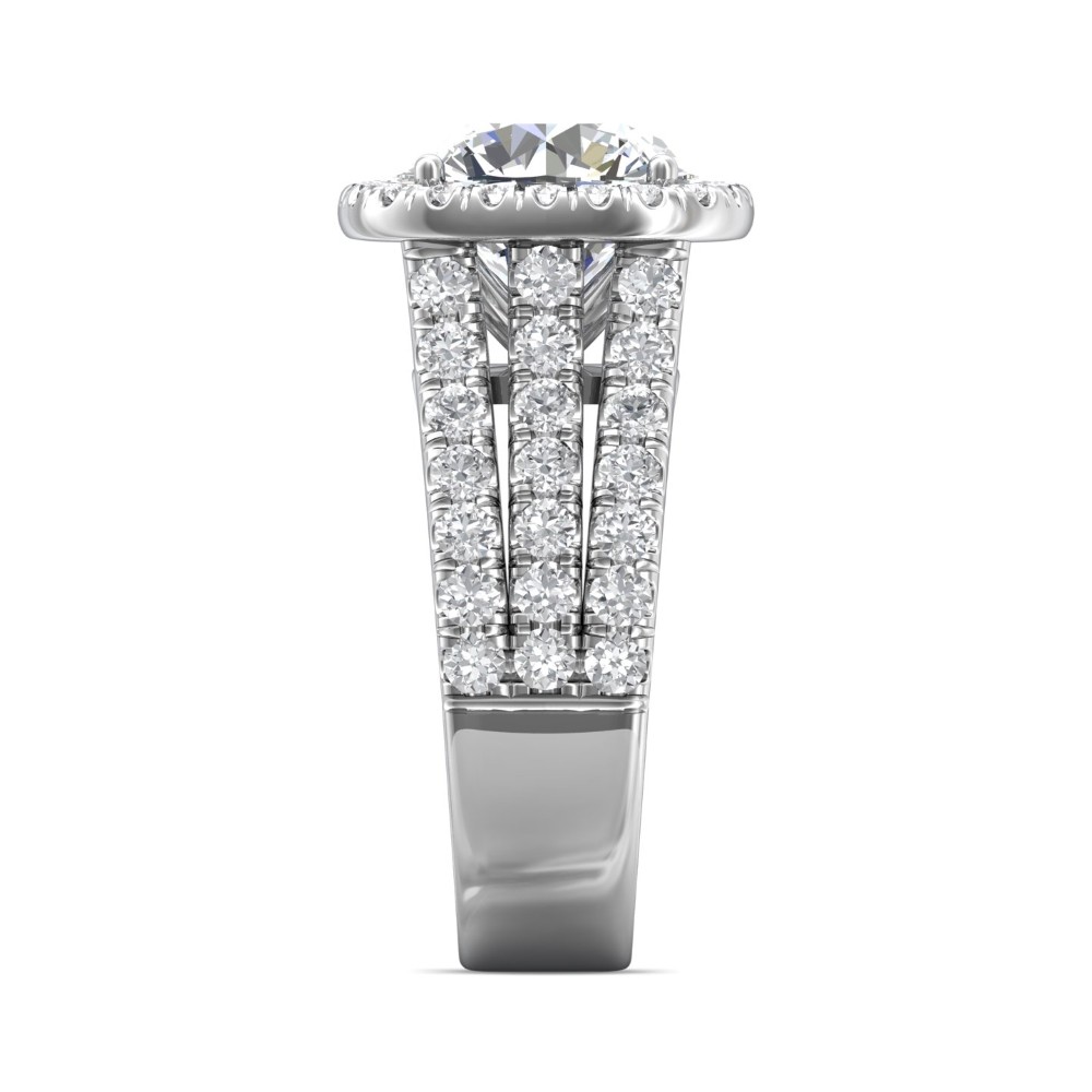 FlyerFit® 14K White Gold Encore Engagement Ring