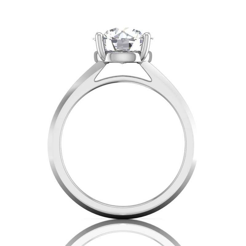 FlyerFit® 14K White Gold Encore Engagement Ring