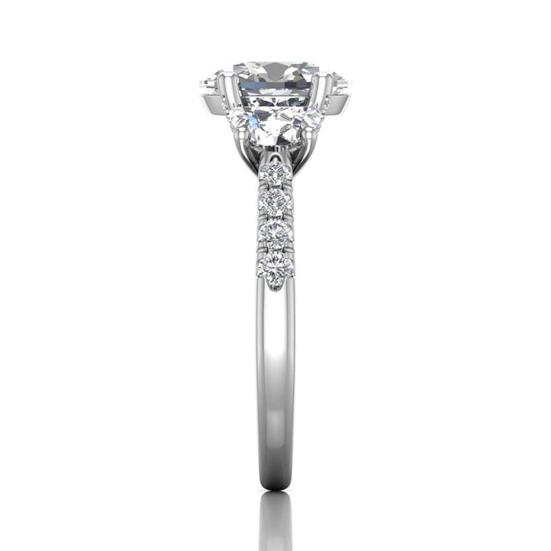 FlyerFit® 14K White Gold Encore Engagement Ring