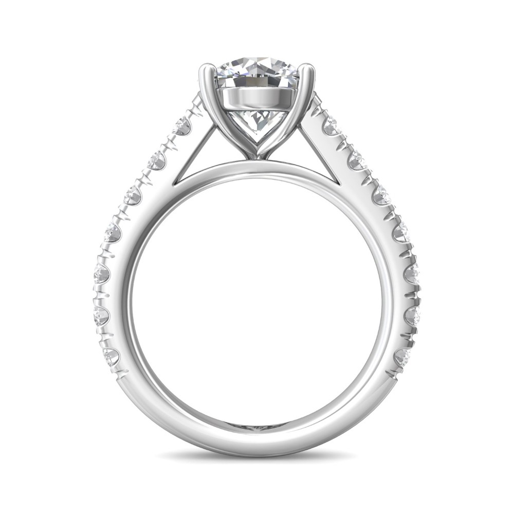 FlyerFit® 14K White Gold Encore Engagement Ring