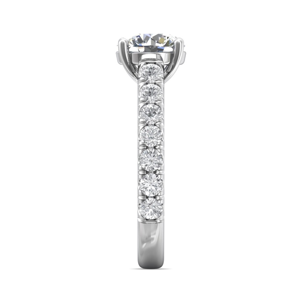 FlyerFit® 14K White Gold Encore Engagement Ring