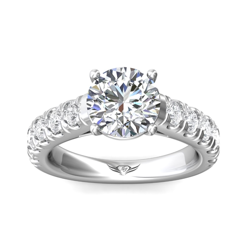 FlyerFit® 14K White Gold Encore Engagement Ring