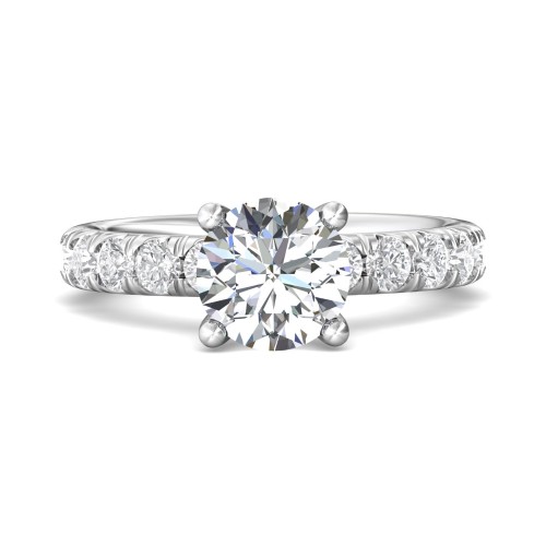 FlyerFit® 14K White Gold Encore Engagement Ring