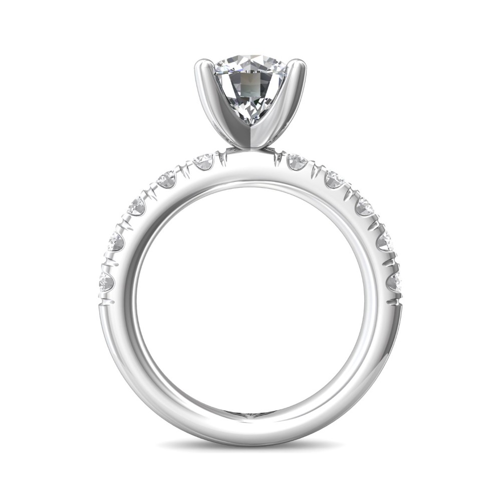 FlyerFit® 14K White Gold Encore Engagement Ring