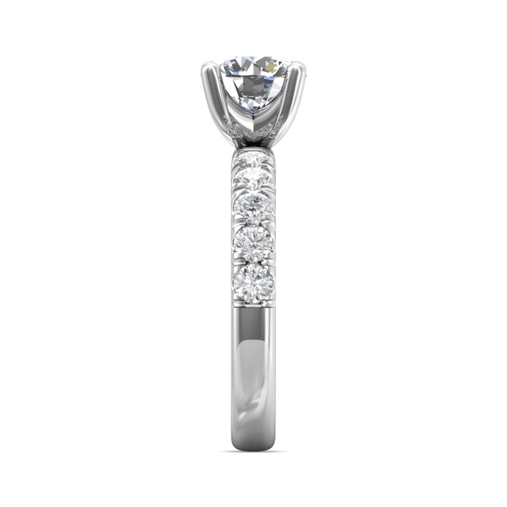 FlyerFit® 14K White Gold Encore Engagement Ring