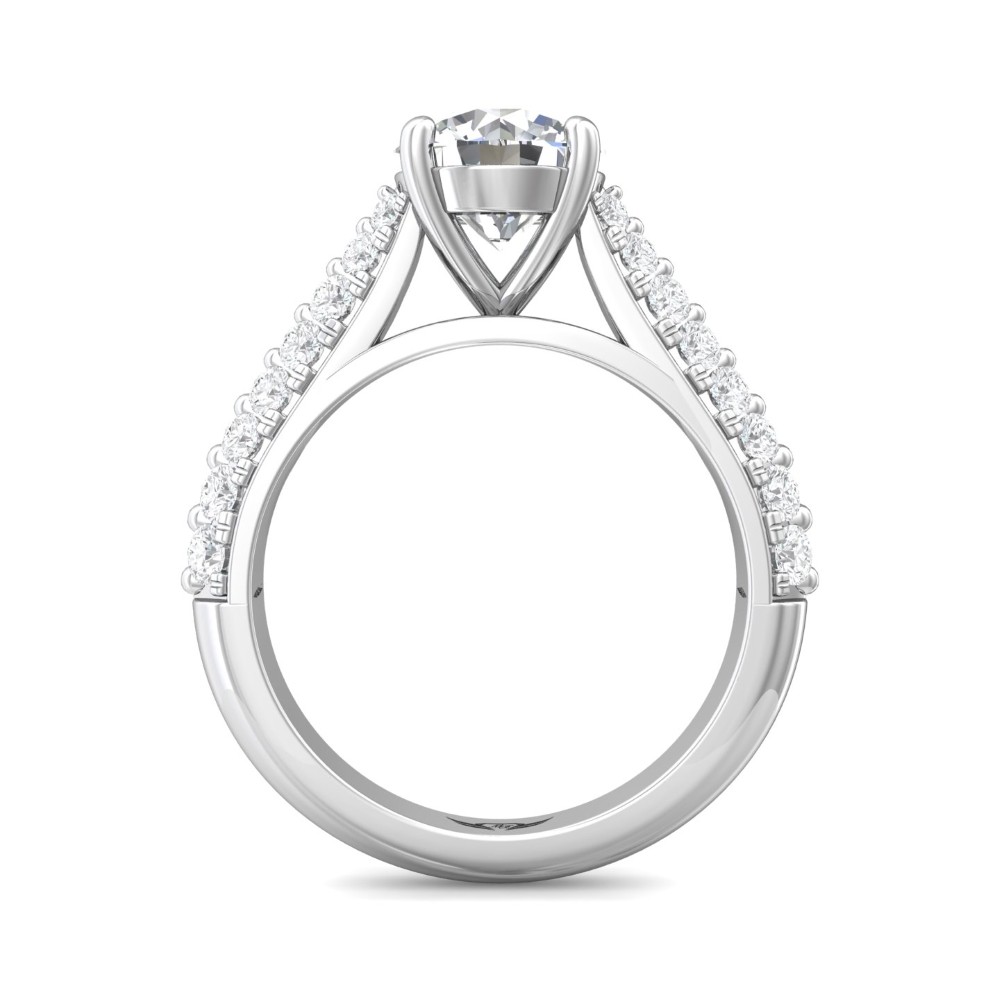 FlyerFit® 14K White Gold Encore Engagement Ring