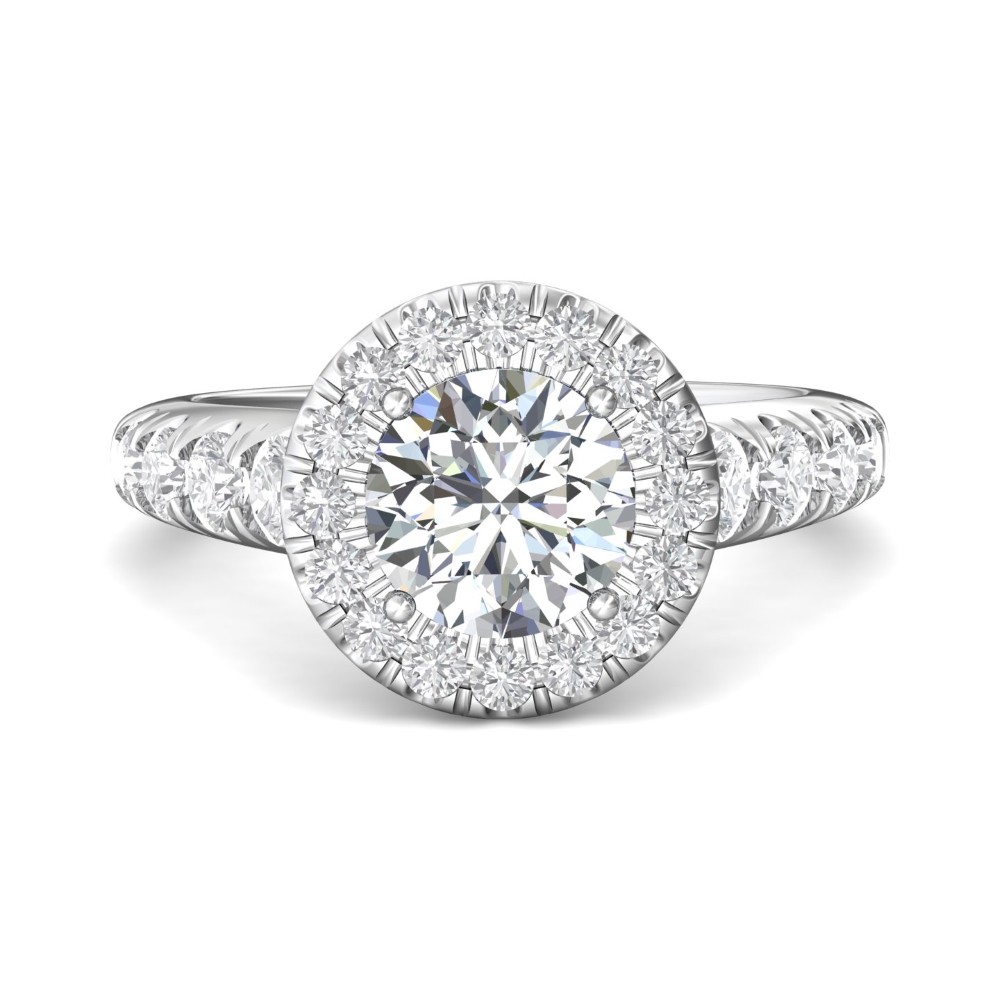 FlyerFit® 14K White Gold Encore Engagement Ring