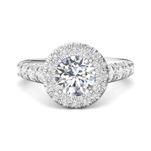 FlyerFit® 14K White Gold Encore Engagement Ring