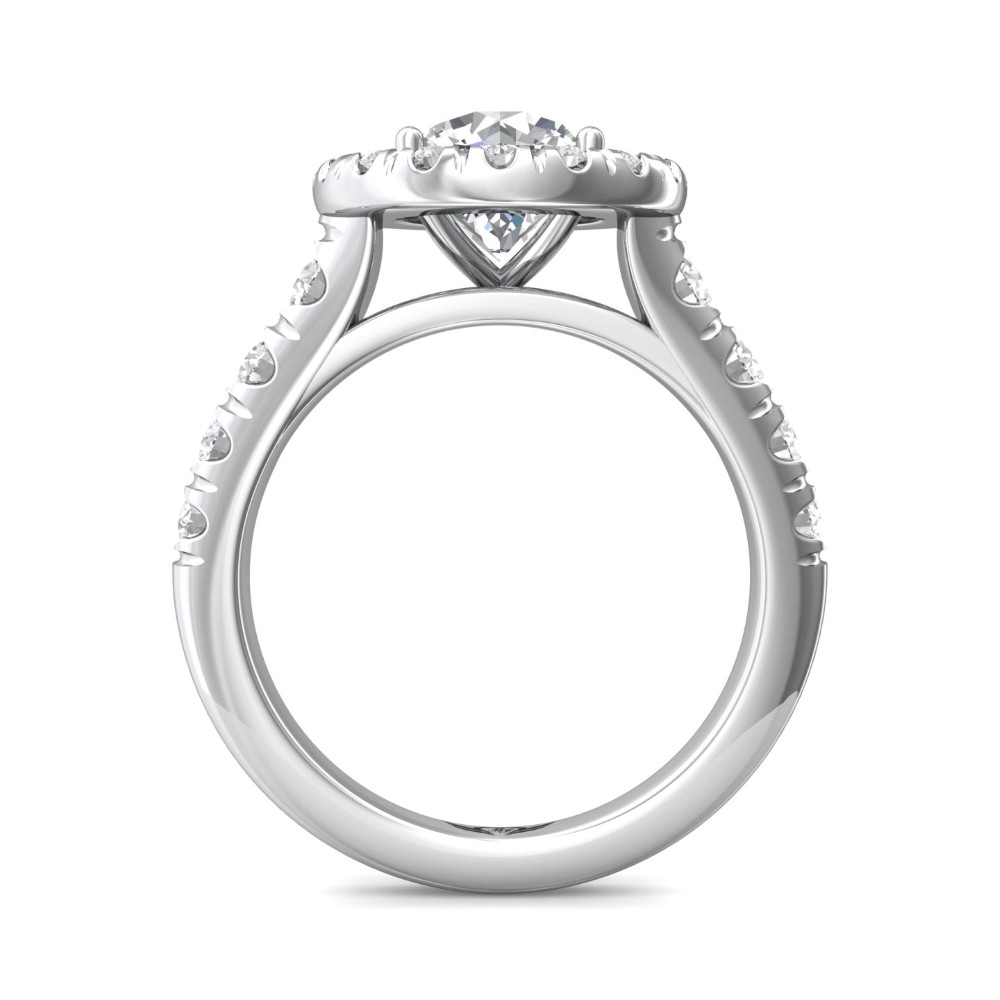 FlyerFit® 14K White Gold Encore Engagement Ring