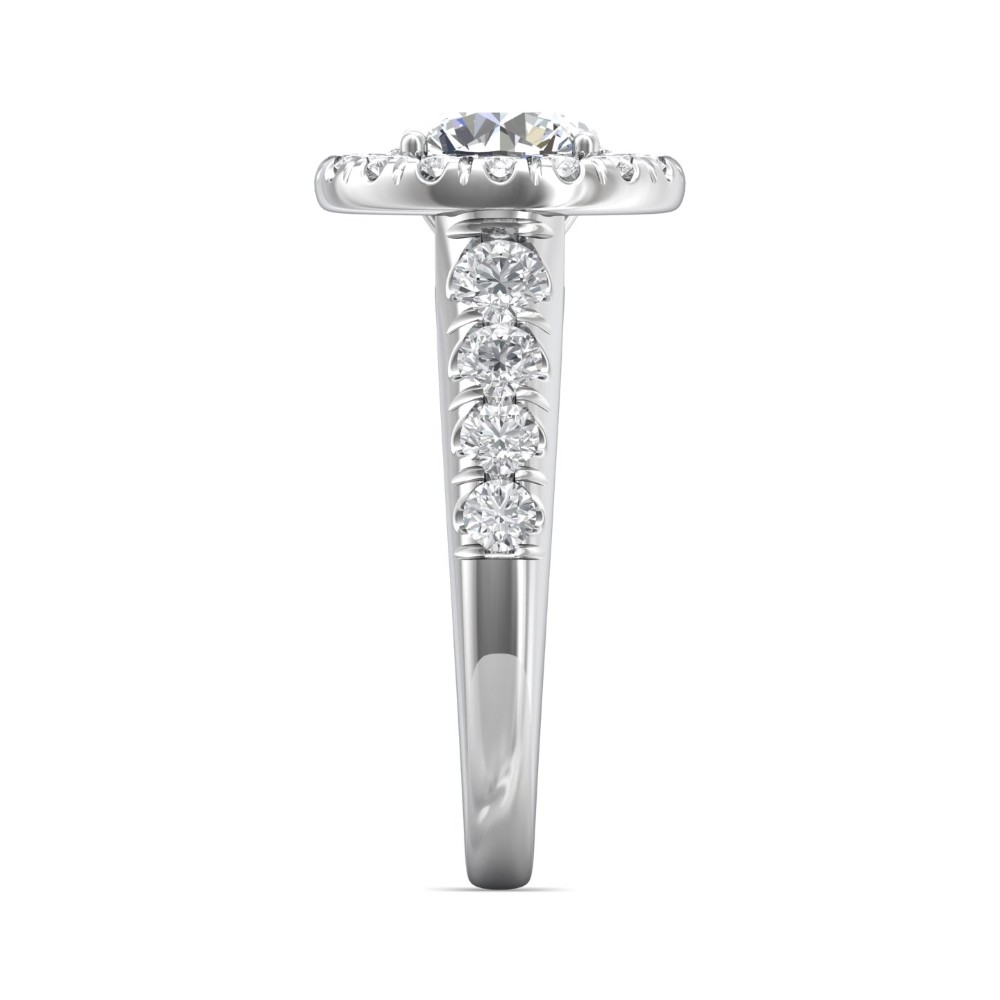 FlyerFit® 14K White Gold Encore Engagement Ring