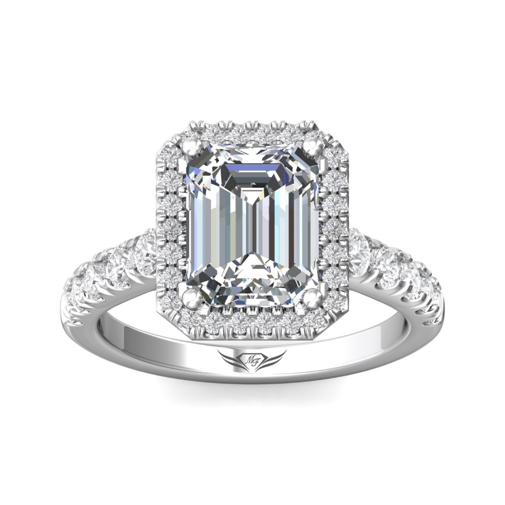 FlyerFit® 14K White Gold Encore Engagement Ring