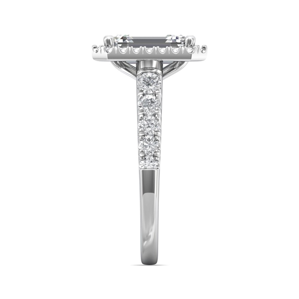 FlyerFit® 14K White Gold Encore Engagement Ring