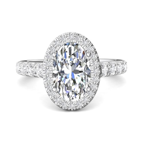 FlyerFit® 14K White Gold Encore Engagement Ring