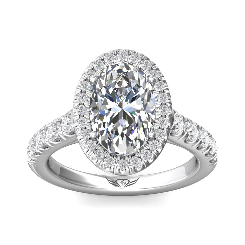 FlyerFit® 14K White Gold Encore Engagement Ring