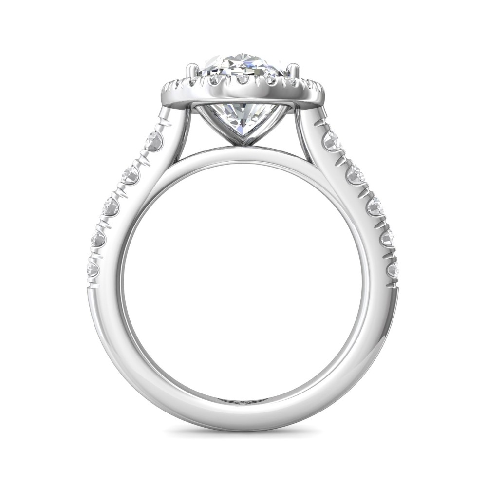 FlyerFit® 14K White Gold Encore Engagement Ring