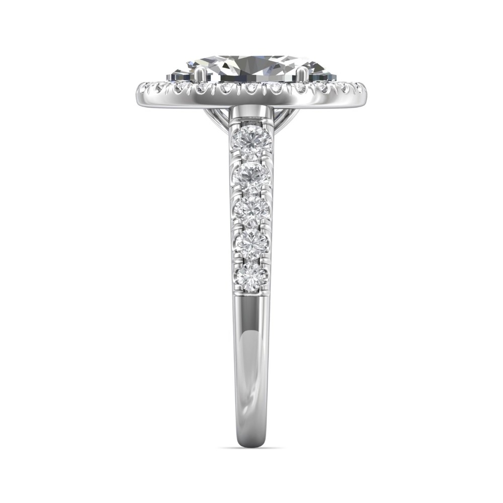 FlyerFit® 14K White Gold Encore Engagement Ring