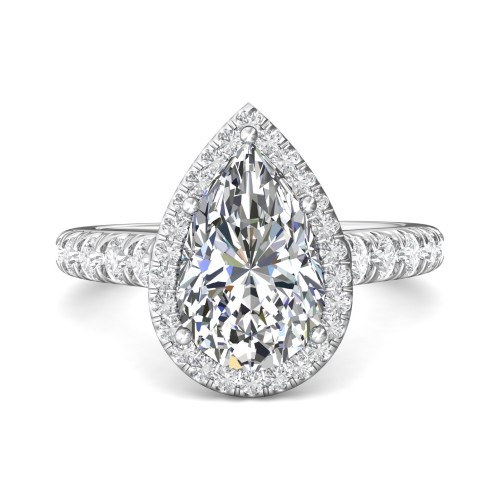 FlyerFit® 14K White Gold Encore Engagement Ring