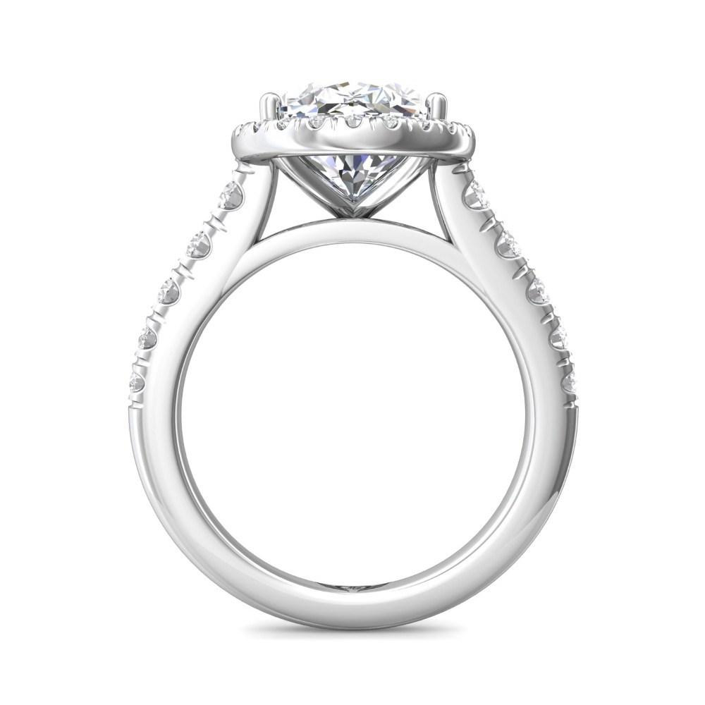 FlyerFit® 14K White Gold Encore Engagement Ring