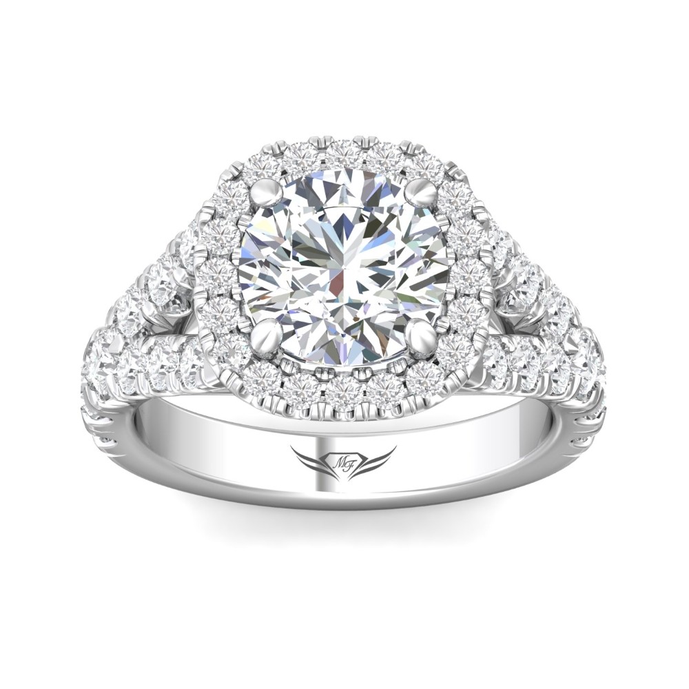 FlyerFit® 14K White Gold Encore Engagement Ring