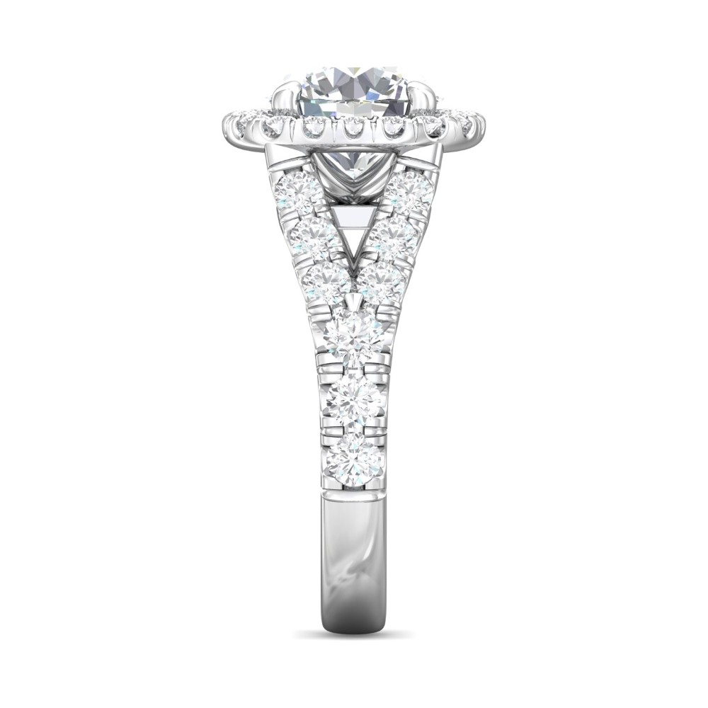 FlyerFit® 14K White Gold Encore Engagement Ring