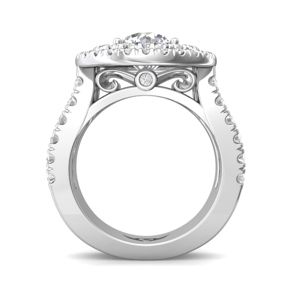 FlyerFit® 14K White Gold Encore Engagement Ring