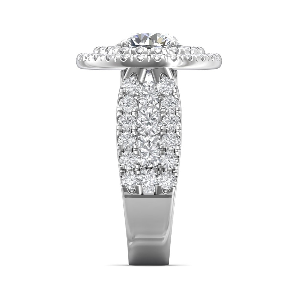 FlyerFit® 14K White Gold Encore Engagement Ring