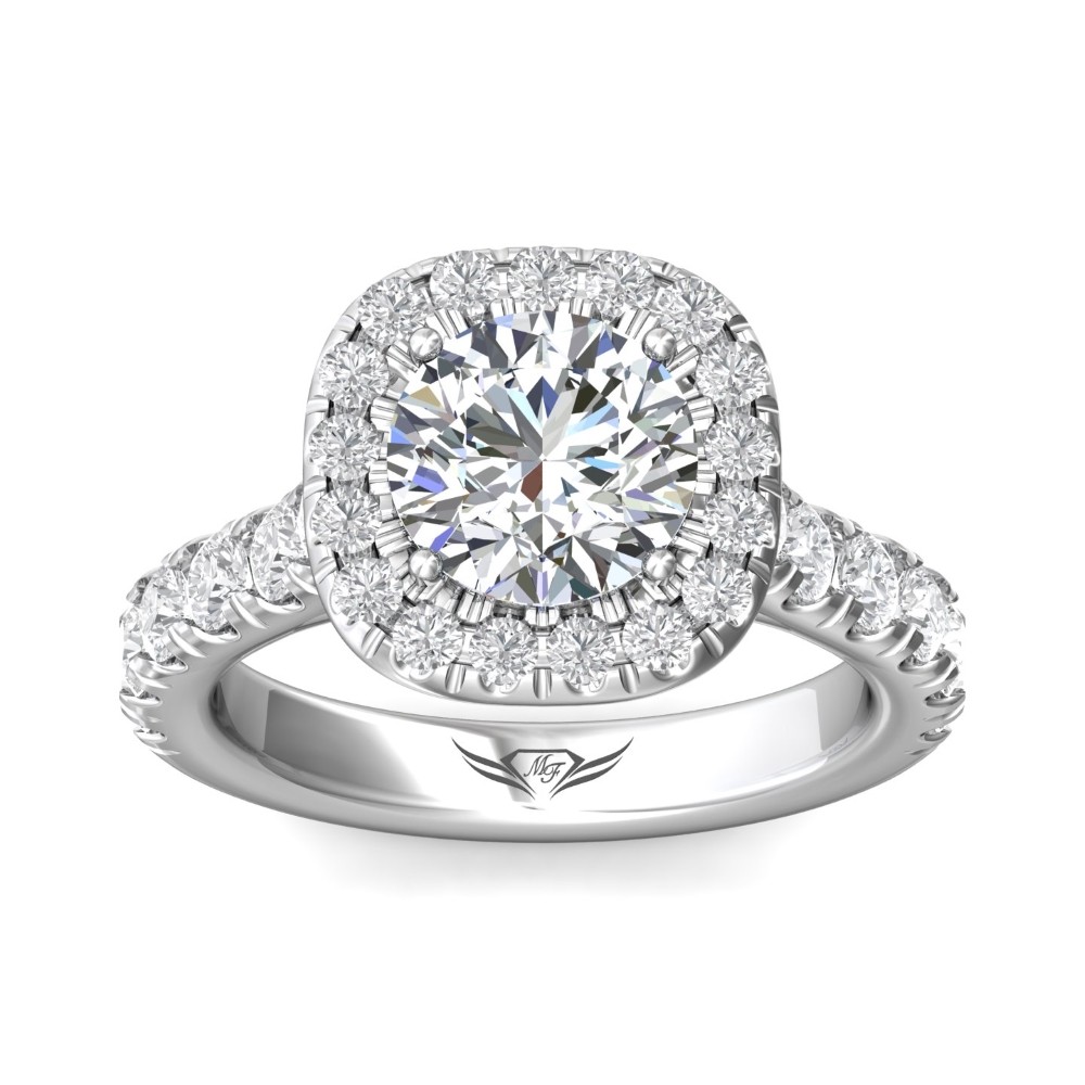 FlyerFit® 14K White Gold Encore Engagement Ring