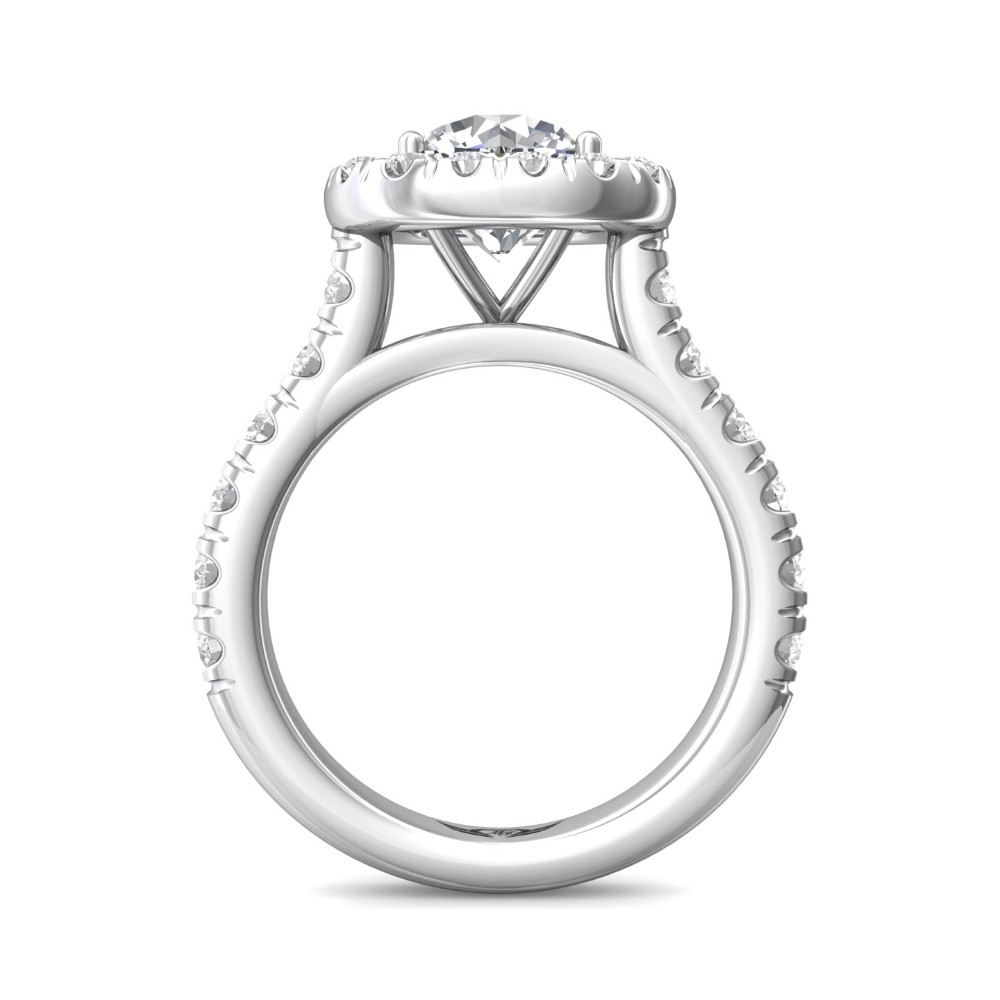 FlyerFit® 14K White Gold Encore Engagement Ring