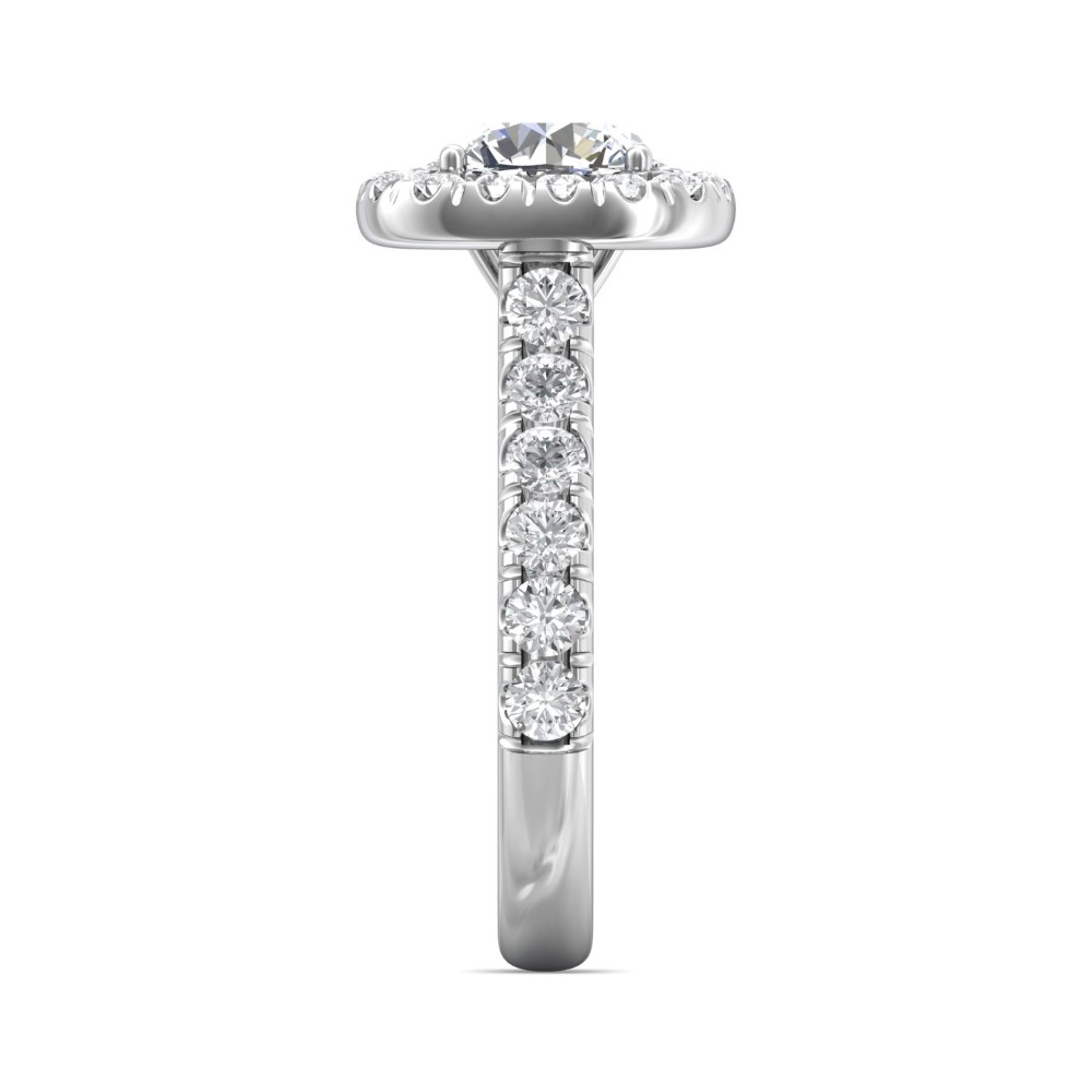 FlyerFit® 14K White Gold Encore Engagement Ring