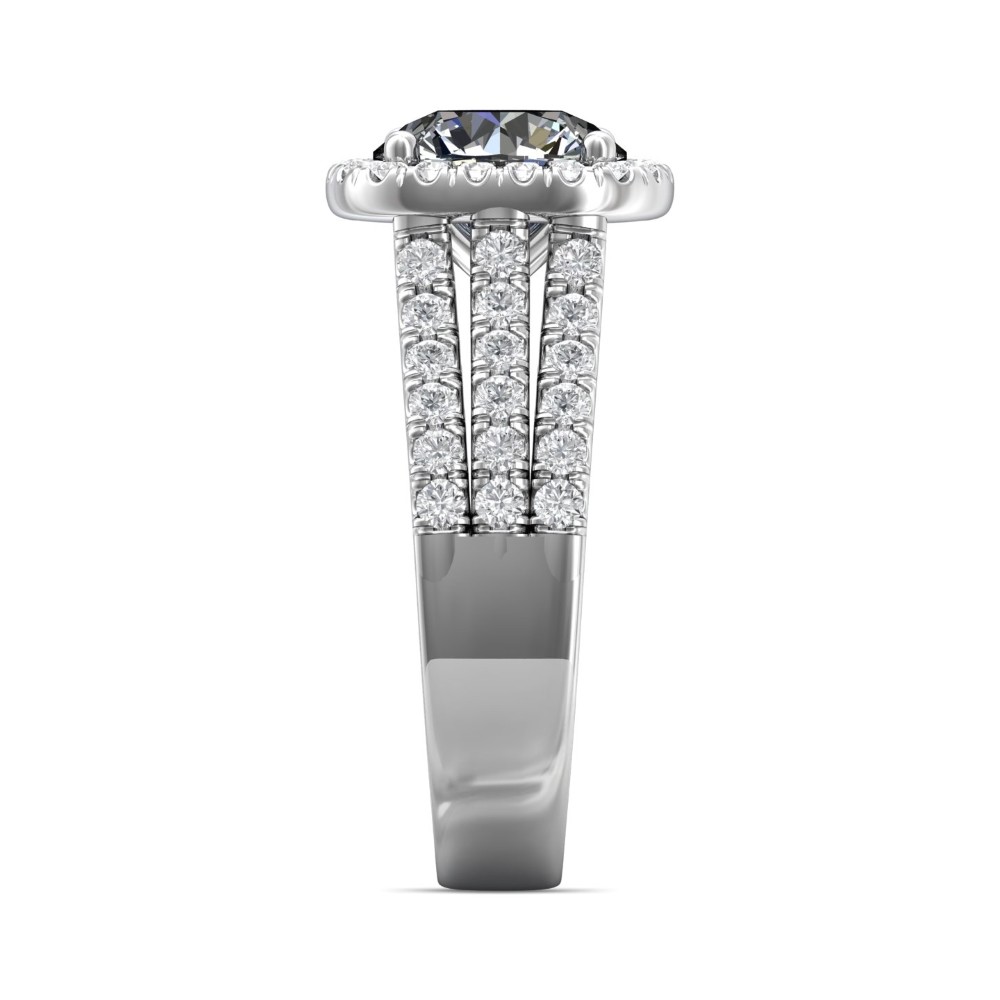 FlyerFit® 14K White Gold Encore Engagement Ring