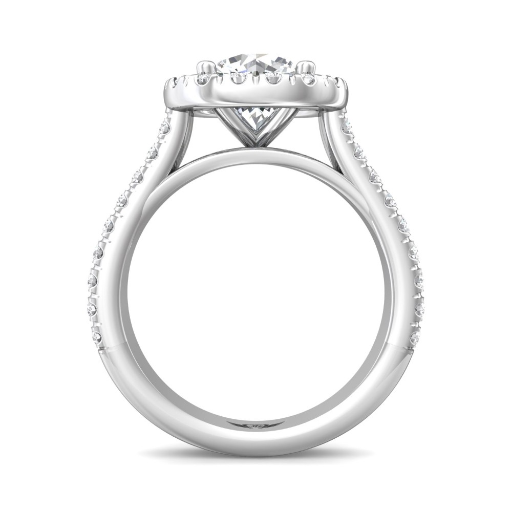 FlyerFit® 14K White Gold Encore Engagement Ring